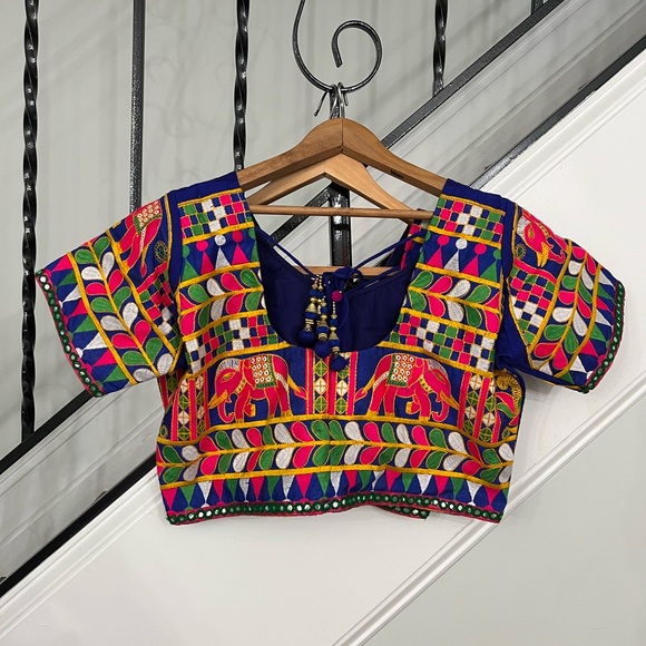 Traditional Navratri Garba Chaniya Choli (4PCS) - Picture 7 of 7